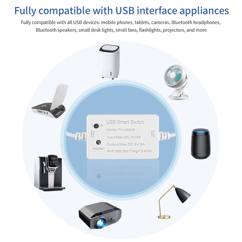1 PCS Tuya USB Smart Switch Un – Smart Home Utilities Bewertung und Preis